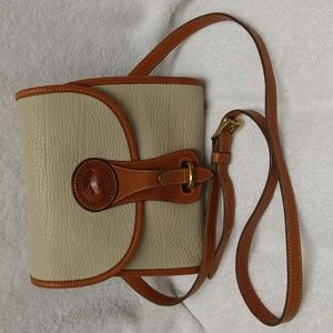 Vintage 90's Dooney & Bourke AWL Rare Size Small Essex Crossbody Bag R26